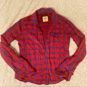 Hollister button-down flannel